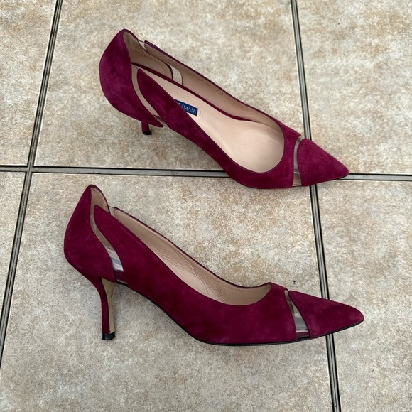 Stuart Weitzman suede heels shoes - Picture 8 of 13